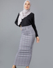 Dubai Wholesale Modest Fashion Middle East New Design Muslim Lady Sheath Dress Skirt