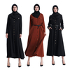  Dubai Modest Robe Kimono Islamic Clothing Turkish Cotton Burka 2022 Kaftan Morocco Jalabiya Arab Muslim Prayer Women Maxi Dress Abaya