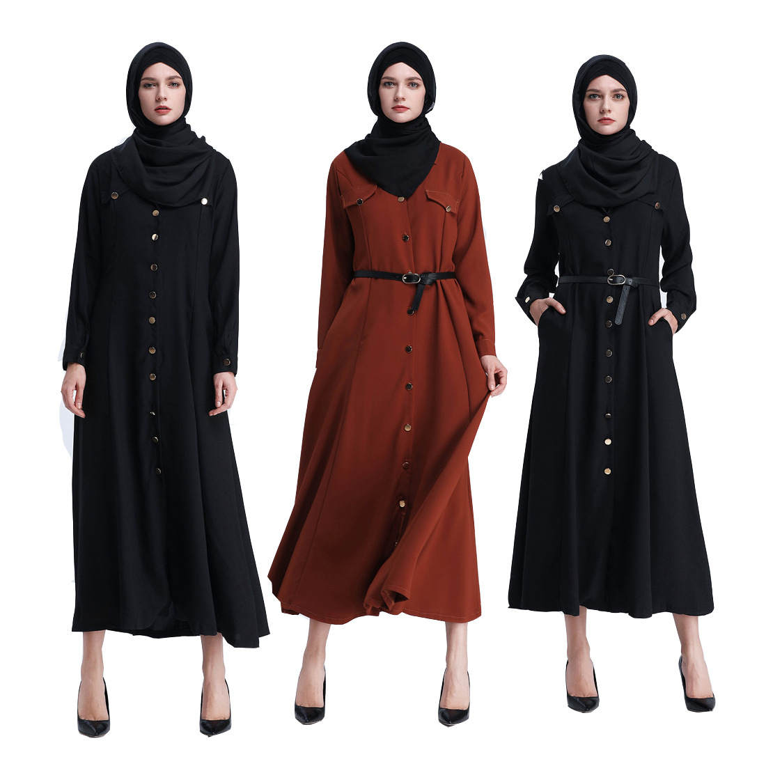  Dubai Modest Robe Kimono Islamic Clothing Turkish Cotton Burka 2022 Kaftan Morocco Jalabiya Arab Muslim Prayer Women Maxi Dress Abaya