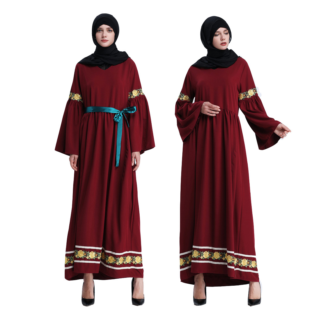  Islamic Clothing Robe Kimono Arab Morocco Dubai Muslim Fashion Kaftan Turkish Jalabiya New Design 2022 Burka Modest Women Maxi Dress Abaya