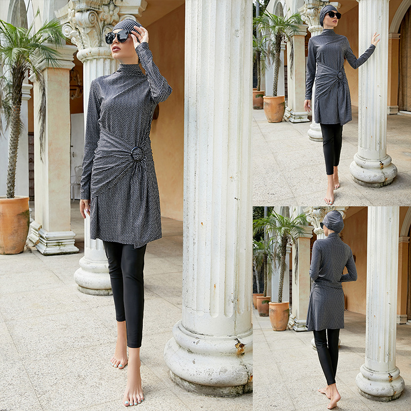 Fashion Plus Size Muslim Lady Modest Wholesale Swimwear Islamic Women's Burkini