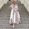  Kaftan Bat Sleeve Muslim Islamic Clothing Jalabiya Arab Burka Dubai Robe Modest Caftan Morocco Kimono Turkish 2022 Prayer Women Maxi Dress Abaya