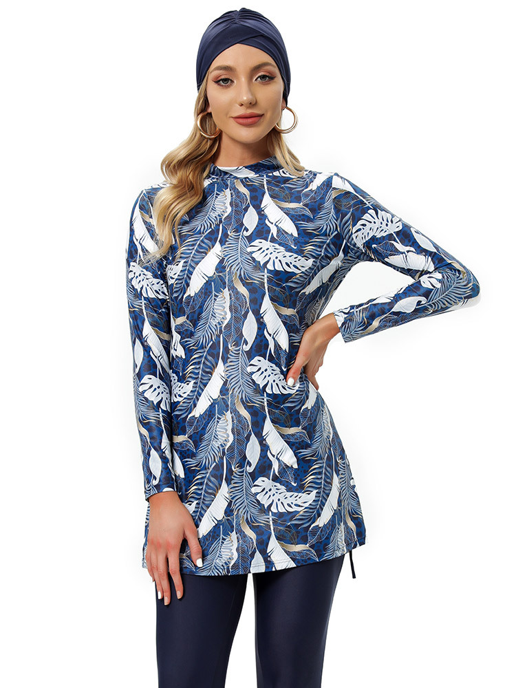 Plus Size Wholesale Fashion Muslim Islamic Women's Lady Swimwear Modest Burkini
