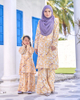 SIPO Eid New Design Malaysia Pahang Muslim Perempuan Print Floral Dress Modern Baju Kurung for Islamic Arab Turkey Dubai Women