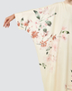 SIPO Wholesale High Quality Solid Color Muslim Women Dress Kaftan Long Sleeve with Flower Print