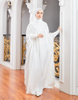 SIPO Premium Malaysia High Quality Wholesale Solid Color Kaftan With Exclusive Floral Beadswork Custom Muslim Dress Women Clothing