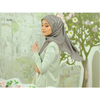 SIPO Wholesale Custom Hijab Cotton Voile Tudung Fashion Muslim Bawal Digital Printed Scarf Square Hijab 115Cm Voile Fabric Luxury-EVELYN