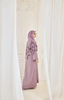 SIPO Front Open Buttoned Down Beautiful Abaya Maxi Muslin Clothing Long Sleeves Islamic Dress with Handmade Beads Abaya 