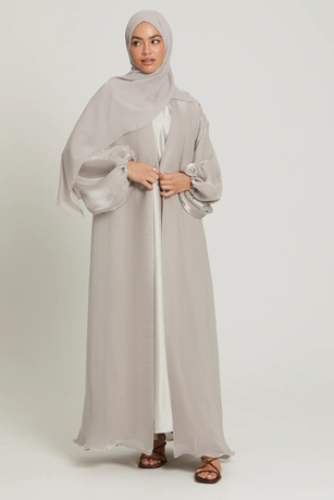 SIPO Solid Color Abaya Dubai Muslim Dresses Islamic Clothing Women EID Daily Simple Modest Wear