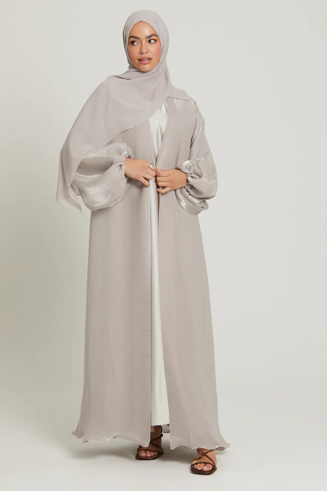 SIPO Solid Color Abaya Dubai Muslim Dresses Islamic Clothing Women EID Daily Simple Modest Wear