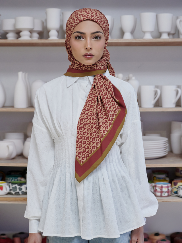 SIPO Wholesale Custom Printed Square Tudung Bawal Muslim Women Matte Satin Printing Scarves Shawls Hijab