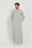 SIPO Fashion Wholesale Premium Kuwaiti Thobe With Pocket Solid Color Men Muslim Wear