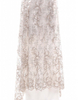 Embroidery Lace PEARL BEADED LACE IN BROWN