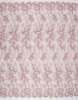Embroidery Lace PEARL BEADED LACE IN DUSTY PINK