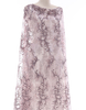 Embroidery Lace PEARL BEADED LACE IN PURPLE Fabric