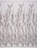 Embroidery Lace KINSLEY BEADED LACE IN CHARCOAL GREY