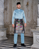  Customization Baju Melayu Tailored Fit Sky Blue