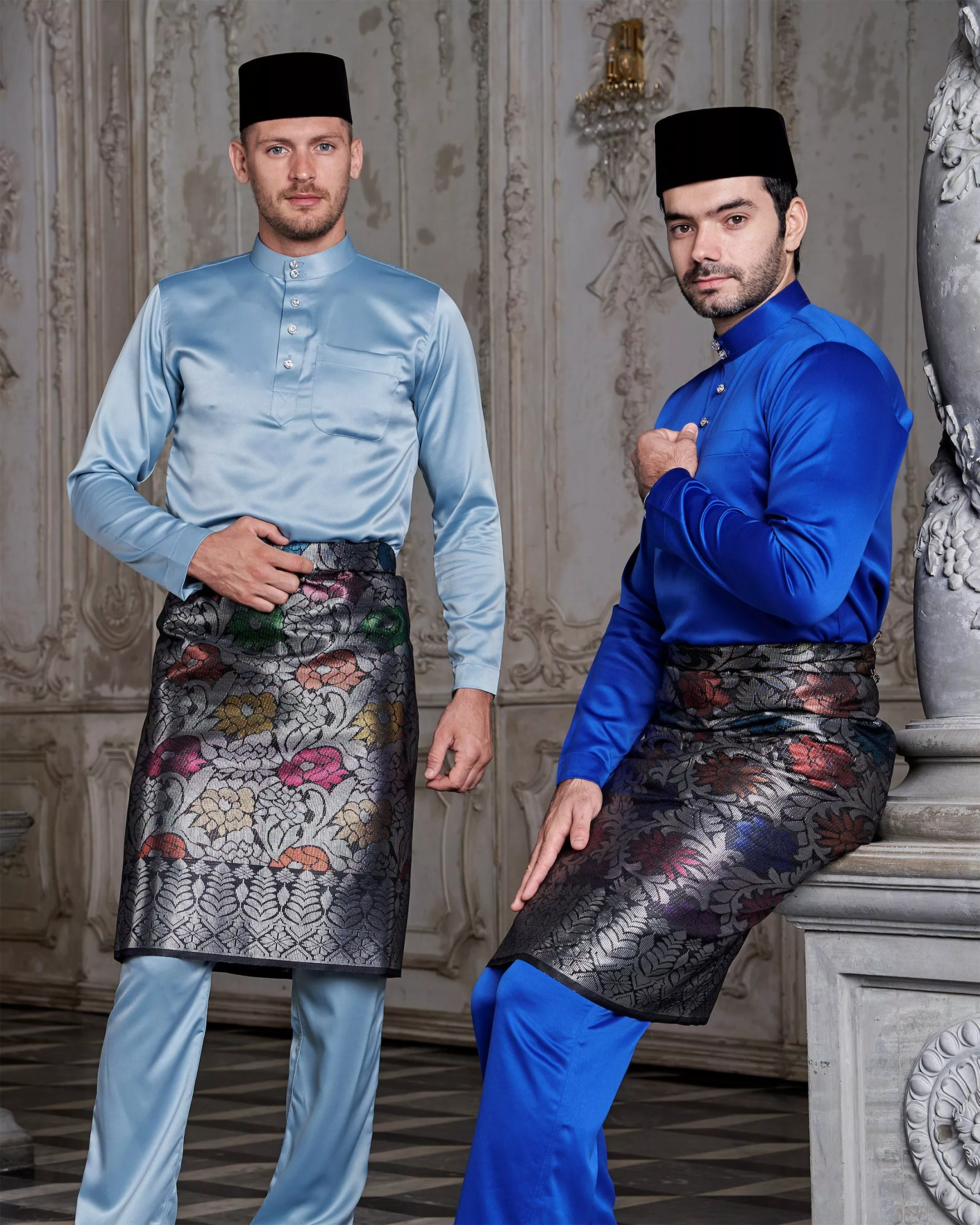 BAJU-MELAYU-ROYAL-BLUE-SKY-BLUE-CAMPAIGN-3