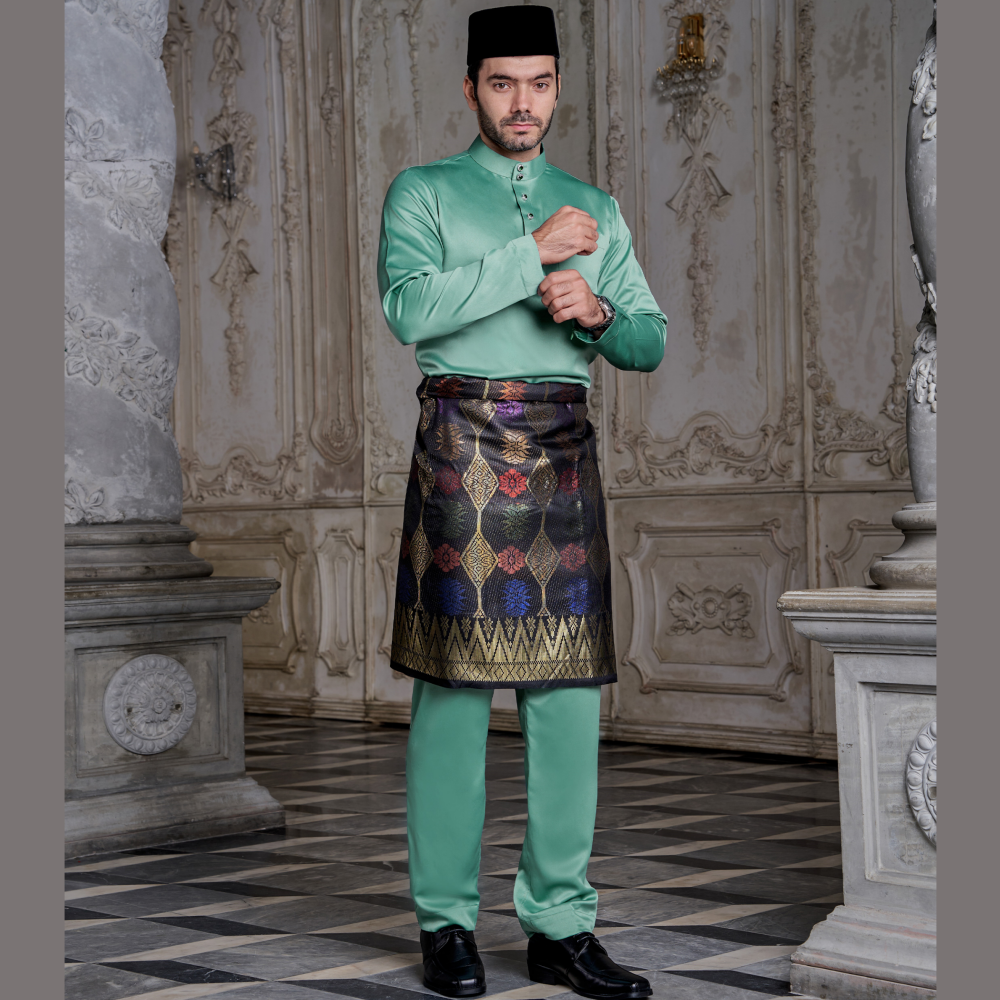  Customization Baju Melayu Tailored Fit Green