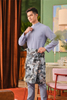 SIPO Malaysia Hot Selling Elegant Men's Baju Melayu with Nehru Collar And Seashell-Metal Buttons