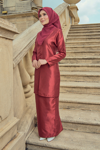 SIPO Luxury 2024 New Design Baju Kurung Wholesale in Vietnam Premium Thai Silk Muslim Dress Malaysia Baju Kurung Muslim Clothing