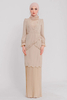 SIPO Wholesale Luxury 2024 Latest Elegant Embroidery Malaysia Modern Baju Kurung Islamic Clothing for Women 