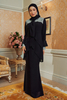 SIPO Custom Fish-Tail Kurung Moden with Back Zip Shirt Stretchable Waist Skirt And Elegant Satin Pleats