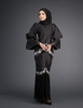 SIPO Modern Embroidered Chiffon Baju Kurung Customisable Islamic Raya Dress with Lace for Women
