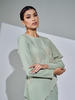 SIPO Latest Lace Baju Kurung Design Long Sleeves Eid Women Fashion Muslim Dress Malsysia Baju Kurung