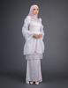 SIPO 2024 New Design Satin Silk Kurung Modern Layered Collection with Embroidery And French Lace Accents Baju Kurung Malaysia