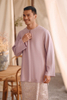 SIPO Modern Men's Kurta with Key-Hole Neckline And Functional Side Pockets Kurta For Men