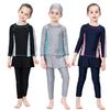 FREE SHIPPING Kids Split Swimsuit Floral Sleeve Three-Piece Islamic Muslim Swimsuit Swimwear
