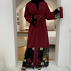 New Ramadan Cardigan Robe Stitching Embroidery Turkish Islamic Muslim Kimono