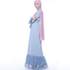 Latest 1piece Abaya Long Sleeve Islamic Clothing Maxi Dress Muslim Ladies Women Dresses