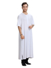 Middle East Pure Color Modest Full Length Round Collar Man Thobe