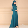 FREE SHIPPING Dubai New Embroidery Long Sleeve Islamic Clothing Prayer Dresses Muslim Maxi Dress Women Abaya With Lining