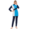 SIPO Islamic Conservative Swimsuit Size Stitching Three-piece Comfortable Beach Suit