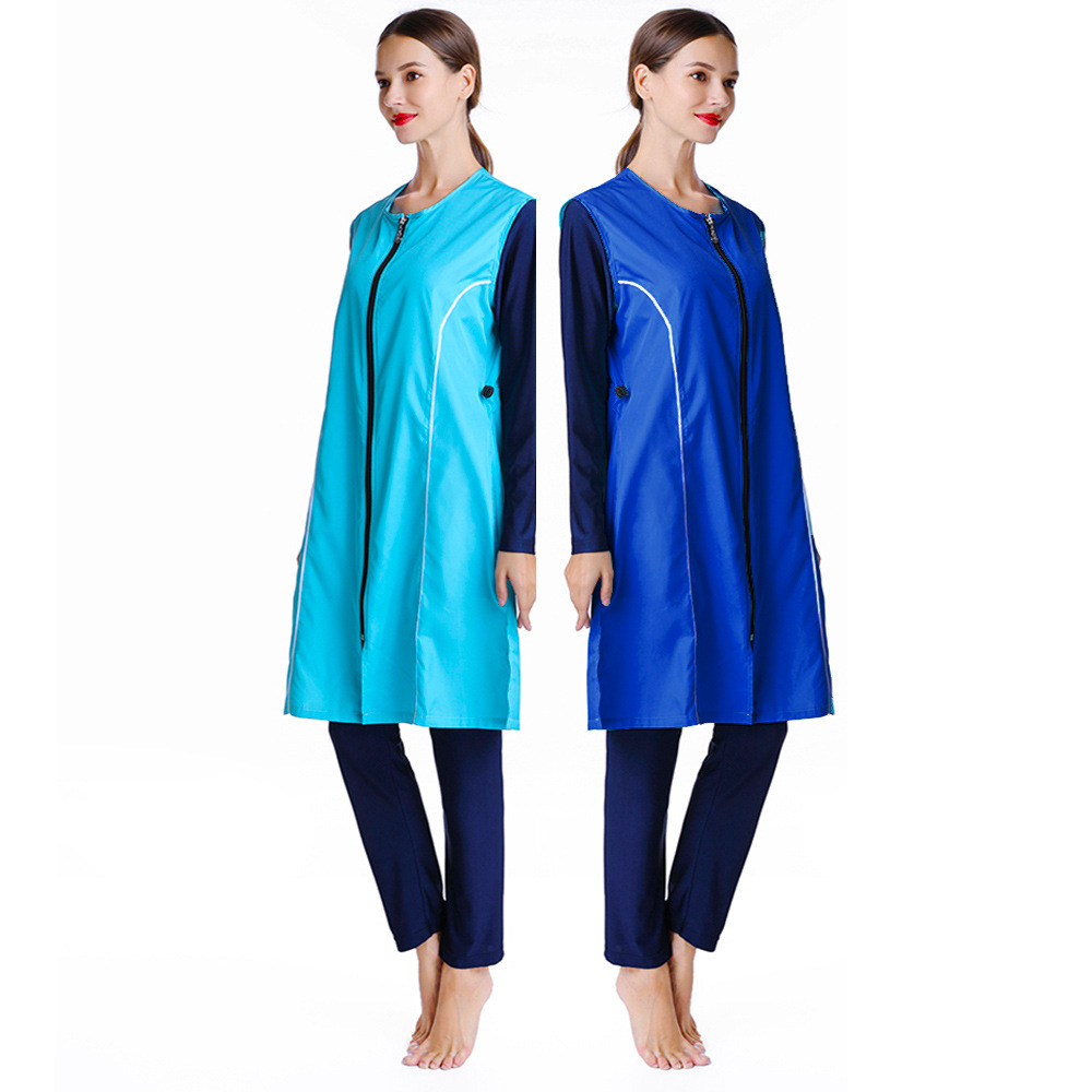 SIPO Hot-selling High-end Swimwear Loose Big Size Conservative Three-piece Swimsuit