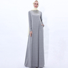 2021 Knitting Maxi Dress with Fringe Diamond Muslim Female Modest Abaya