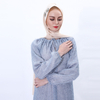 New Fashion Bright Silk Cloak with Modest Islamic Muslim Cardigan Summer Kimono