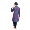 Hot Sale Four-piece Swimsuit Conservative Swimsuit Turban Cloak Casual Printing Plus Size Swimsuit