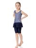 Muslim Comfortable Girls' Swimwear Conservative Split Swimsuit