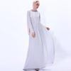 New Turkish Dress Muslim Women Chiffon Two-flower Long Skirt Modest Abaya