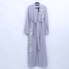 2021 Middle East Open Abaya Cardigan Skirt Applique Sequin Embroidered Cardigan Muslim
