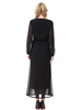 New Designs Double Chiffon Breathable Long Sleeve Muslim Islamic Women Abaya Dress Clothing