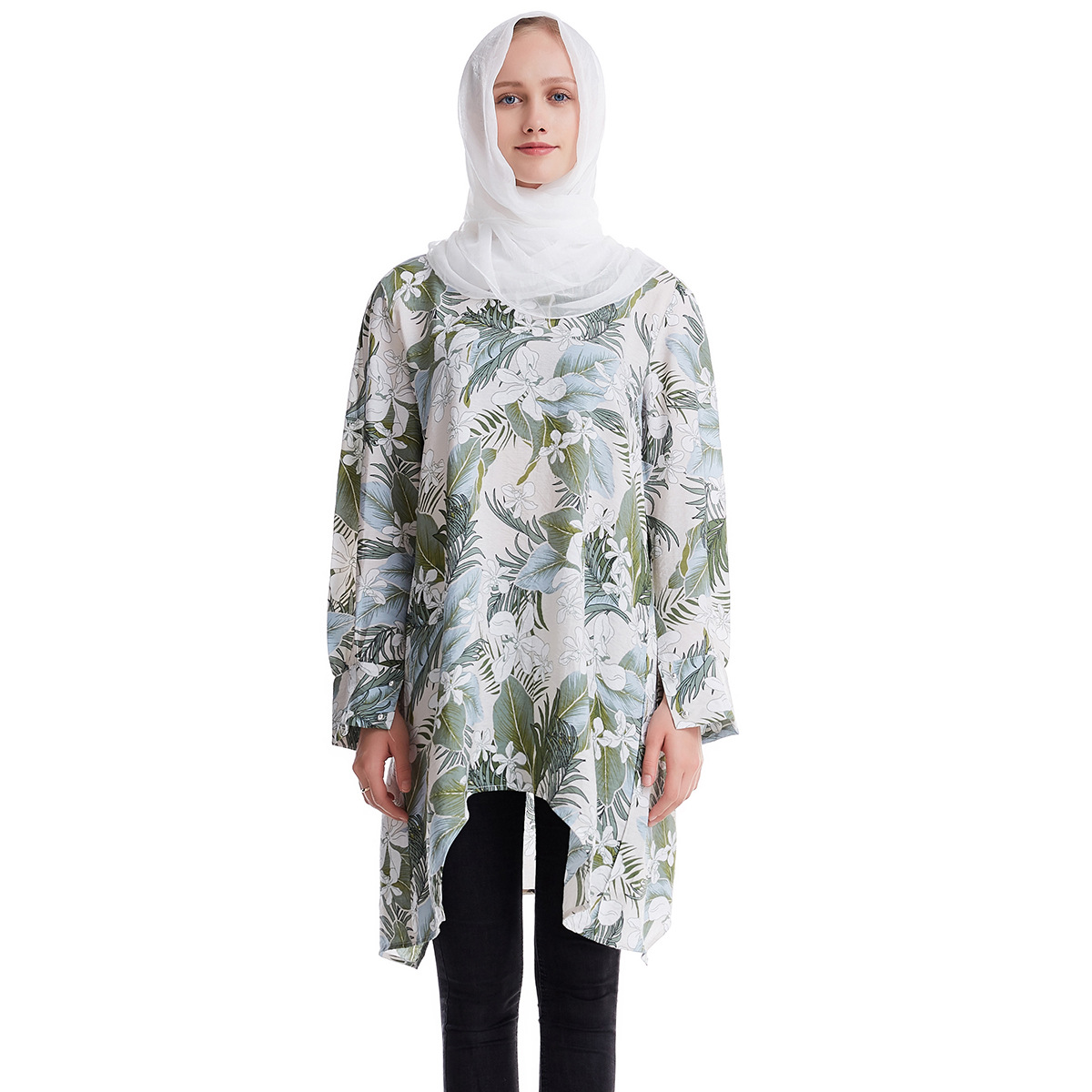 Indonesia Fashion Traditional Formal Wear Long Sleeve Muslim Islamic Women Kebaya Dresses Clothing
