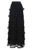 New Dubai Muslim Lady Plus Size Modest Fashion Stripe Latest Design Sheath Dress Skirt