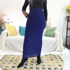 Middle East Lace New Design Dubai Muslim Lady Modest Fashion Sheath Dress Skirt