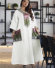  Dubai Robe Femme Musulman Vetement Femme Women Islamic Clothing Turkish Prayer Clothes Modest Kebaya Maleisie Kimono Maxi Dress Open Abaya