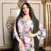  Islamic Clothing Modest Muslim Dress Women Maxi Print Vêtements Embroidery Cotton Borka Dubai Latest Designs Kimono Abaya